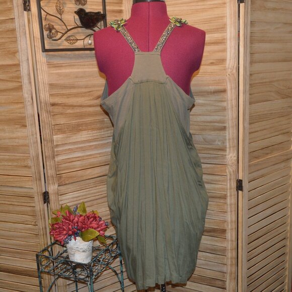 NWT Meghan Los Angeles S Olive Tunic - Picture 4 of 8